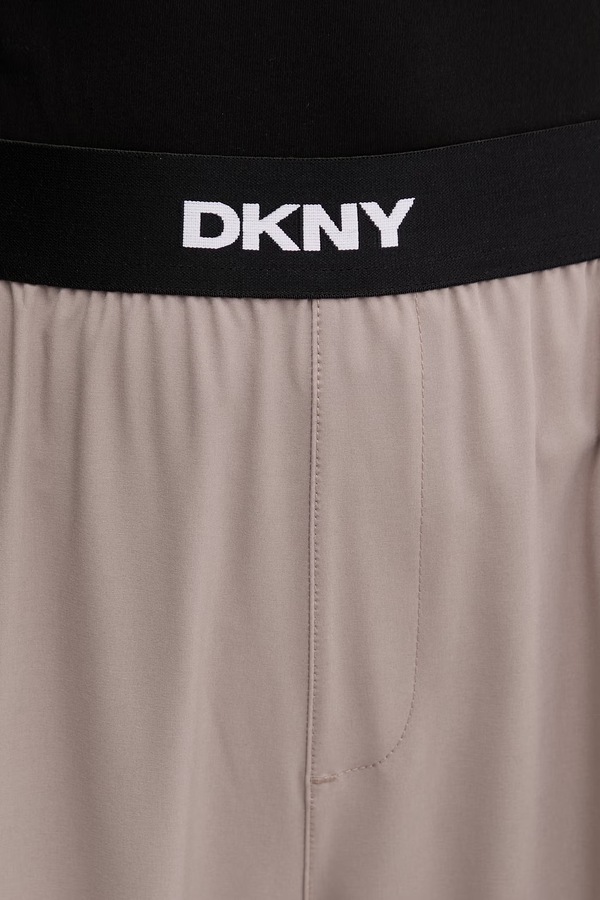 Штани DKNY колір сірий фото 4