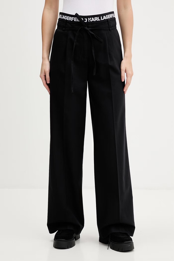 Брюки женские Karl Lagerfeld Jeans цвет черный