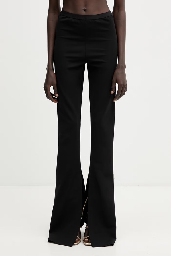 Штани жіночі з віскозою Rick Owens Lilies Carmen колір чорний
