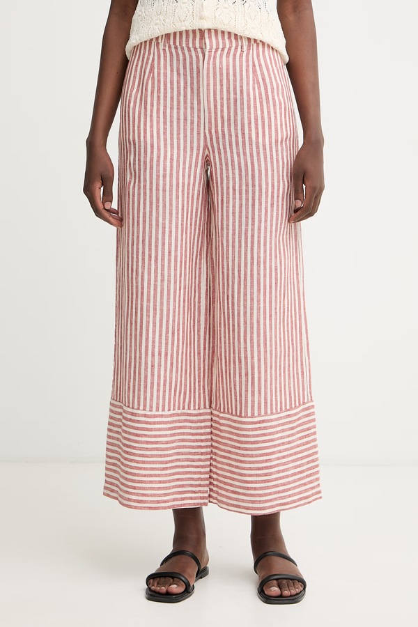 Брюки женские льняные Pedro del Hierro цвет красный
