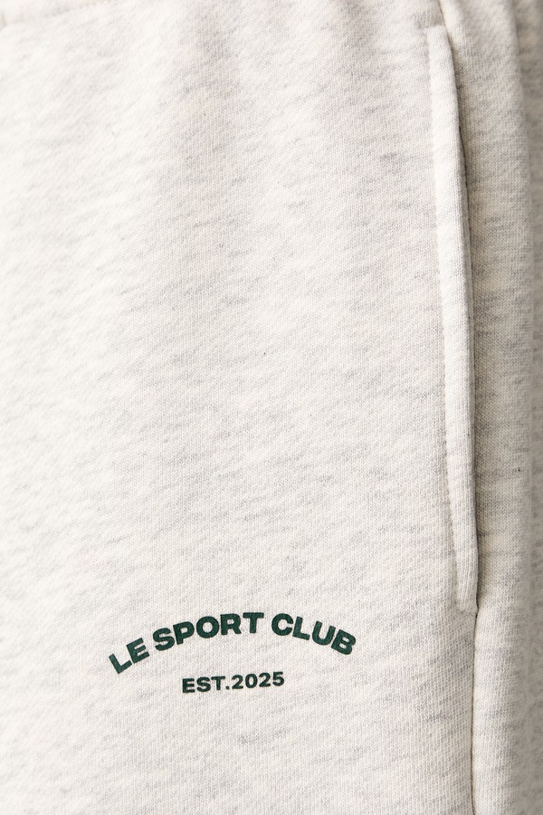 Спортивні штани жіночі бавовняні Le Privé VARSITY JOGGER колір сірий фото 4