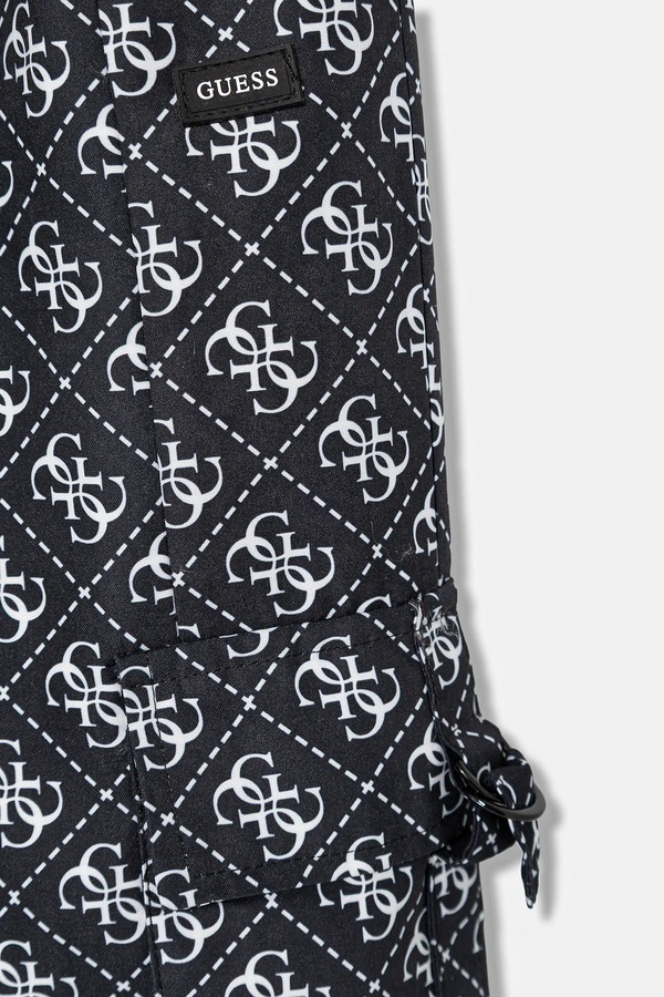 Дитячі штани Guess колір чорний фото 2