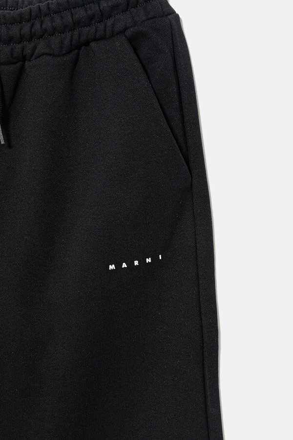 Дитячі бавовняні штани Marni MP190F TROUSERS колір чорний фото 2