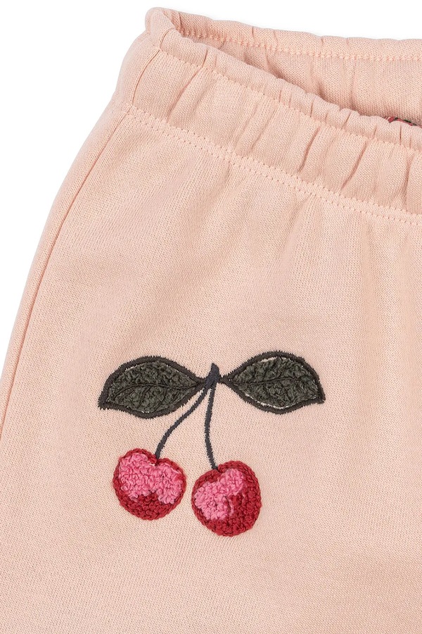 Дитячі спортивні штани Konges Sløjd LOU TERRY SWEAT PANTS OCS колір рожевий фото 2