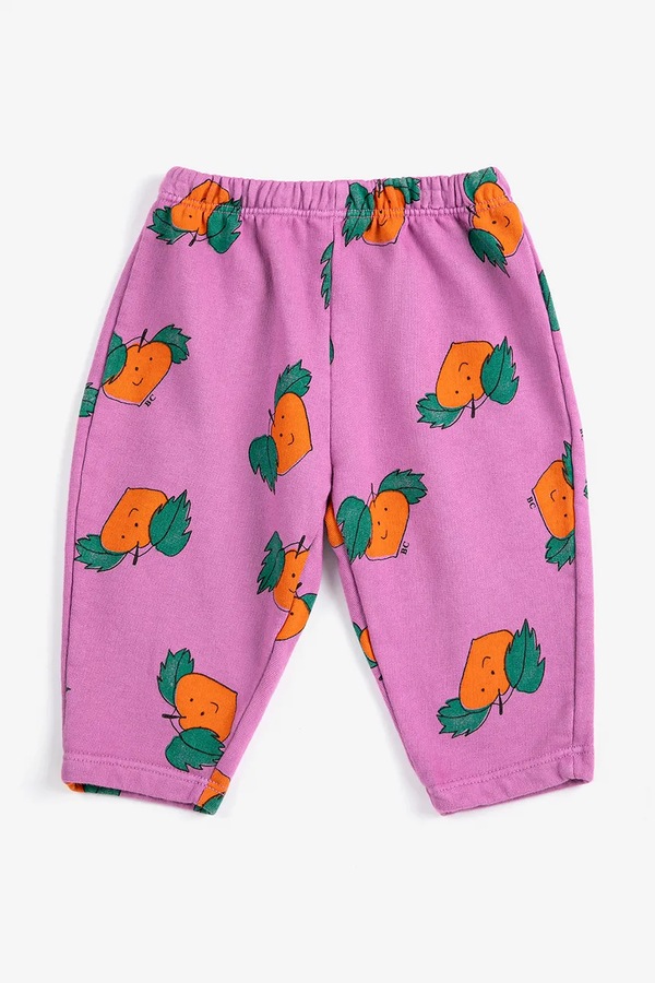 Дитячі спортивні штани Bobo Choses Tangerine колір рожевий
