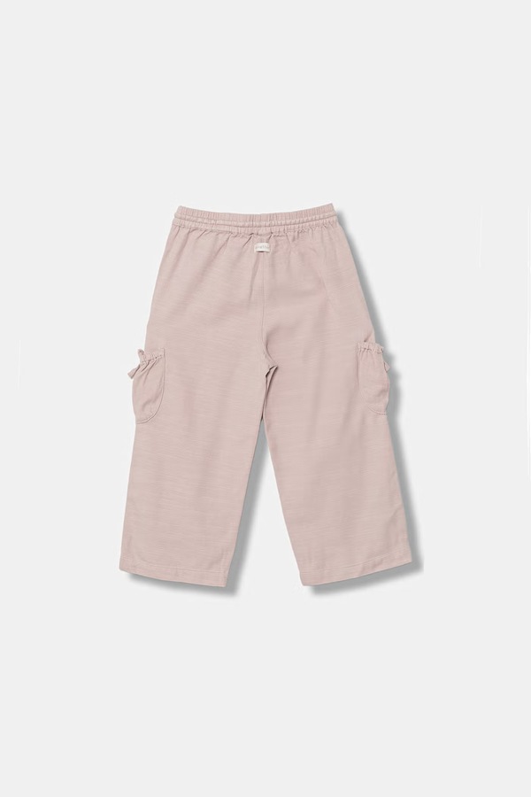 Брюки cargo детские United Colors of Benetton цвет розовый