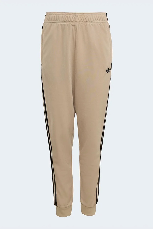 Дитячі спортивні штани adidas Originals колір бежевий фото 2
