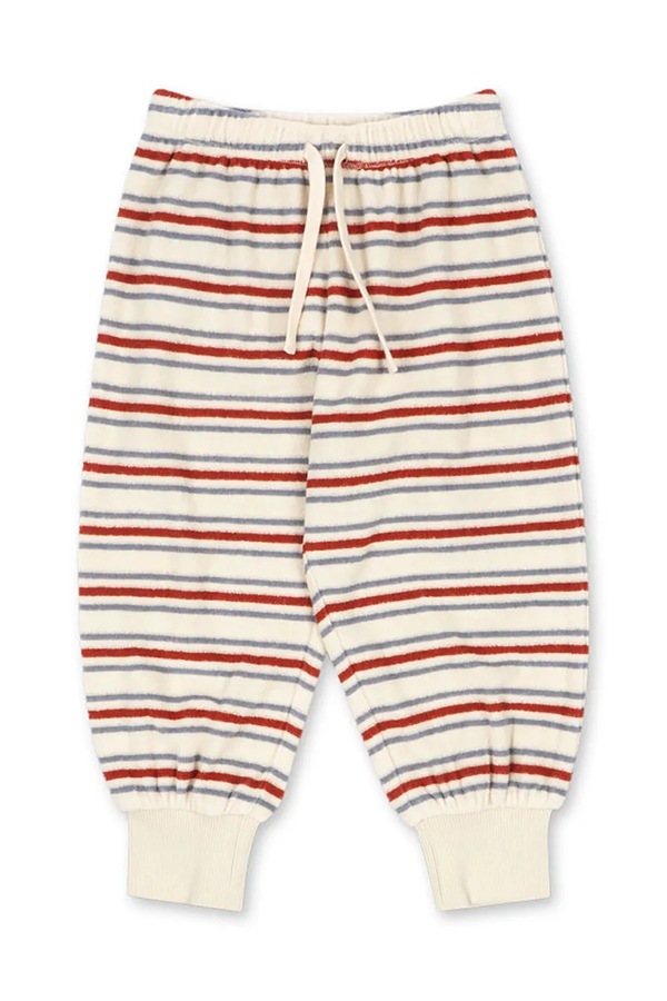 Дитячі бавовняні штани Konges Sløjd ITTY RIB SWEAT PANTS GOTS