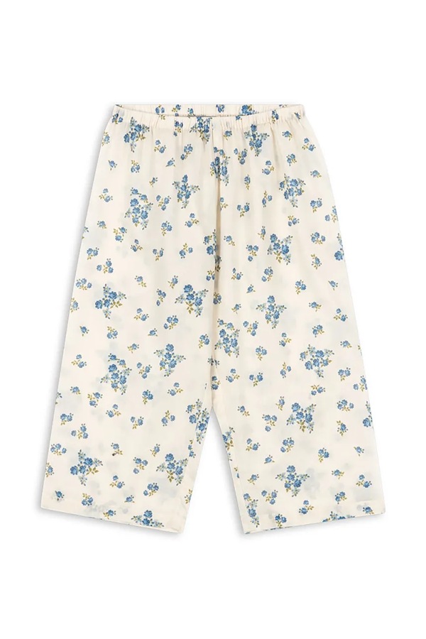 Дитячі бавовняні штани Konges Sløjd PACEY PANTS GOTS колір бежевий