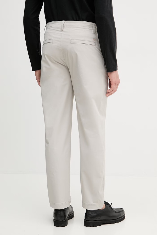 Брюки BOSS Orange Chino_ST_DS цвет серый фото 2