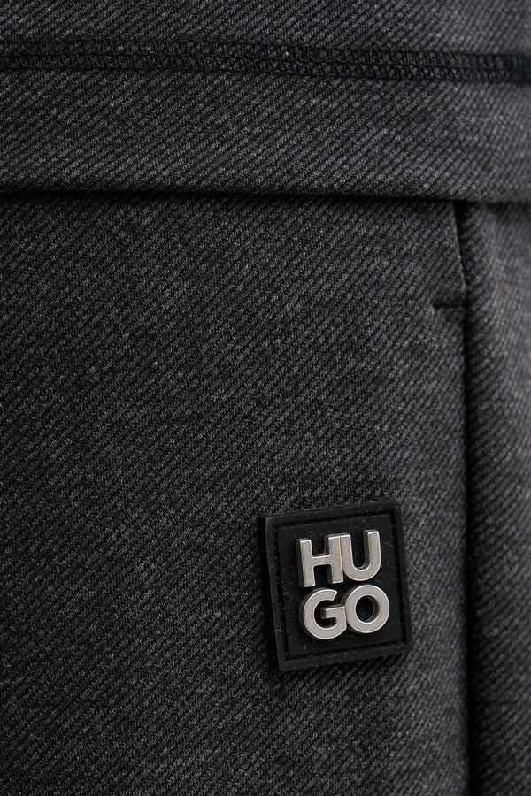Штани HUGO Dineto колір сірий фото 4