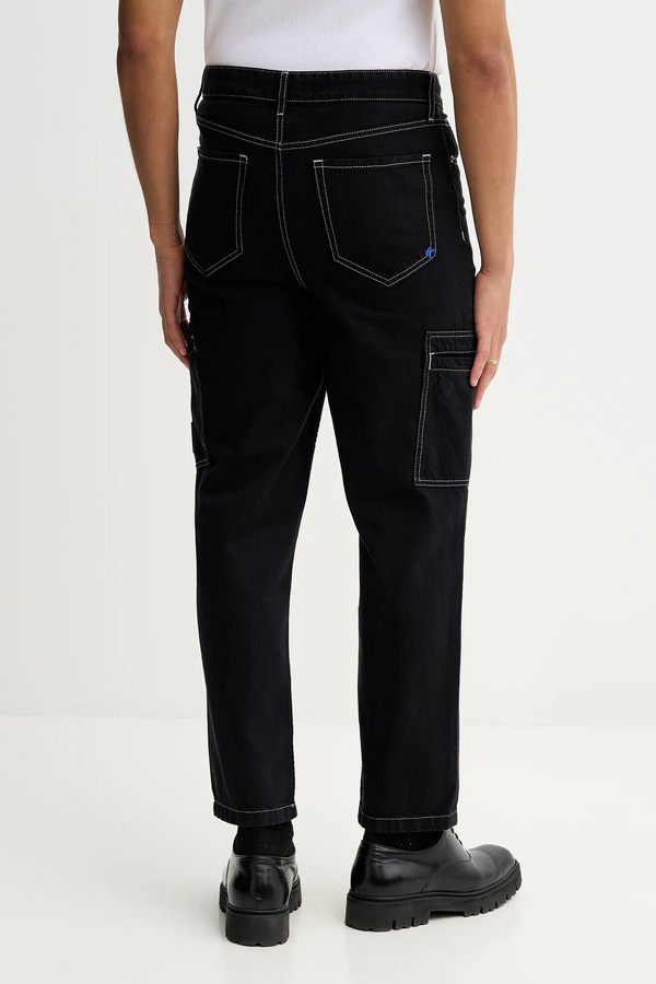Бавовняні штани Karl Lagerfeld Jeans колір чорний фото 2