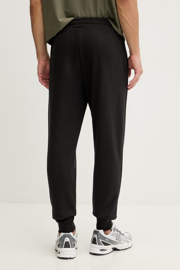 Спортивні штани чоловічі з бавовною Puma Essential Sweatpants колір чорний фото 3