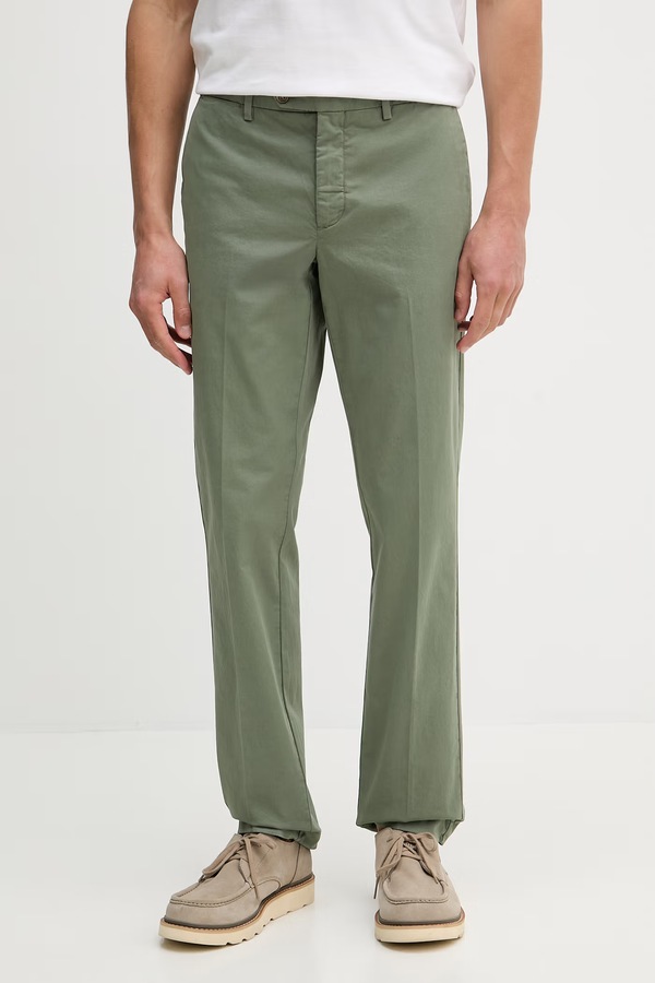 Штани Hackett London колір зелений