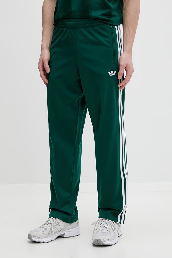 Спортивні штани adidas Originals Firebird колір зелений