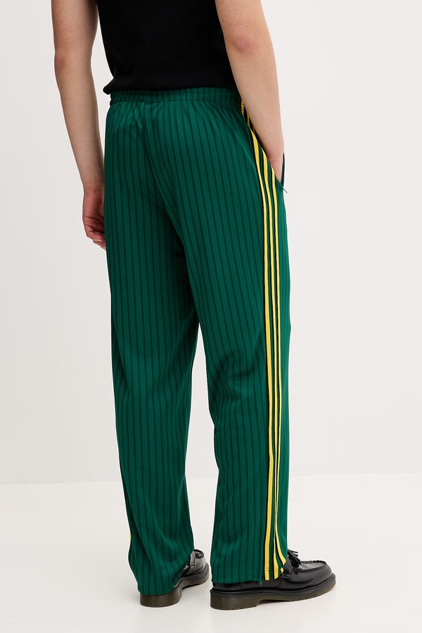 Спортивні штани чоловічі adidas Originals Firebird колір зелений фото 3