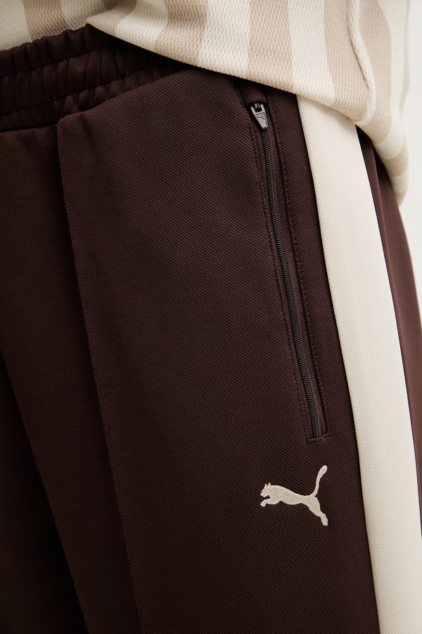 Спортивні штани чоловічі Puma Always on колір коричневий фото 4