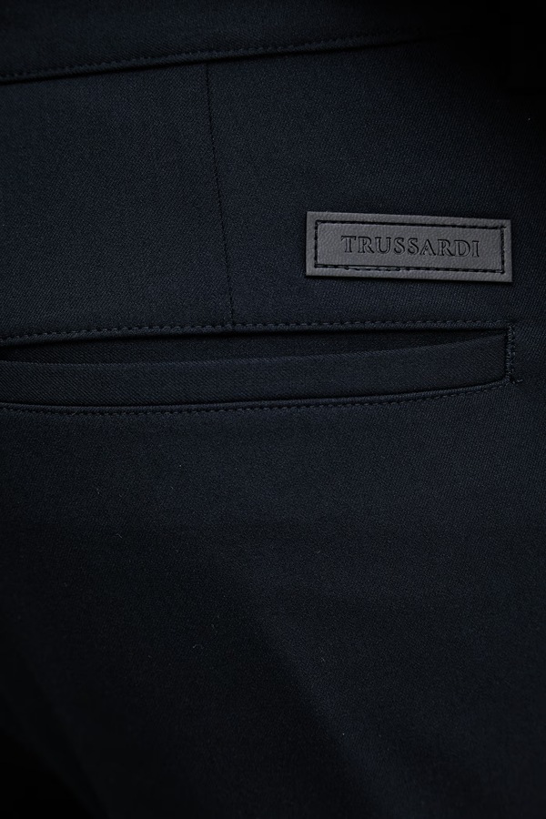 Штани чоловічі Trussardi колір темно-синій фото 4