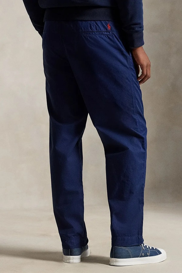 Хлопковые брюки Polo Ralph Lauren цвет синий