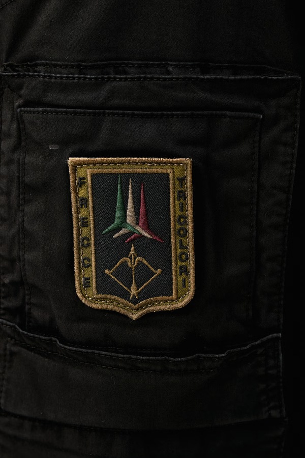 Штани чоловічі Aeronautica Militare колір чорний фото 4