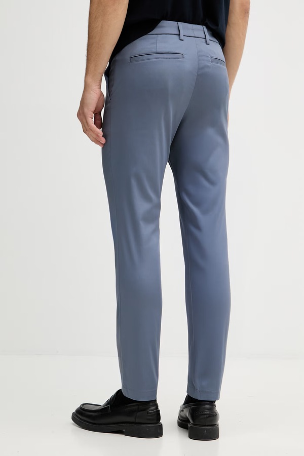 Штани chinos чоловічі BOSS Kaiton1 колір блакитний фото 2