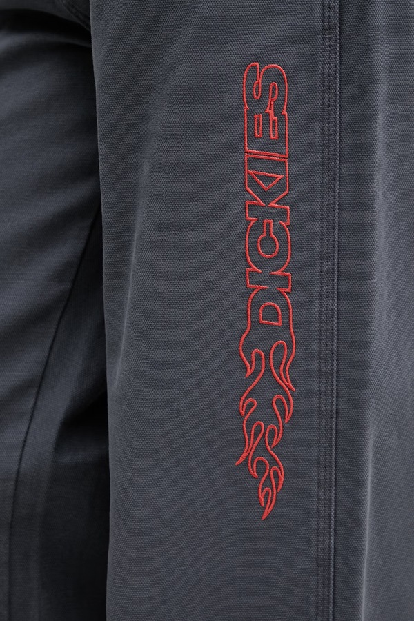 Бавовняні штани Dickies колір сірий фото 4