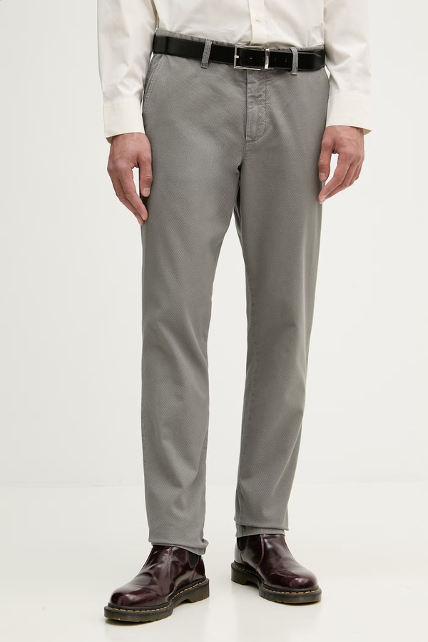 Брюки chinos мужские хлопковые с эластаном United Colors of Benetton цвет серый