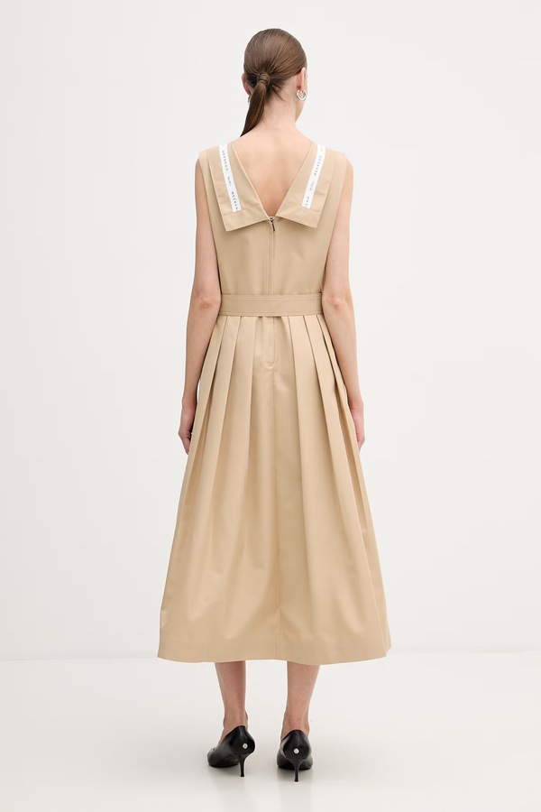 Сукня Weekend Max Mara CONO колір бежевий фото 2