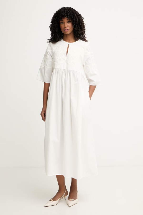 Хлопковая Weekend Max Mara TILDE цвет бежевый