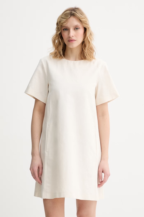Сукня бавовняна Weekend Max Mara ALOA колір бежевий