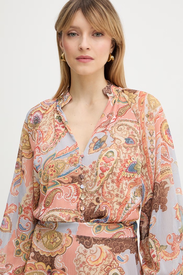 Сукня Guess PAISLEY колір помаранчевий фото 4