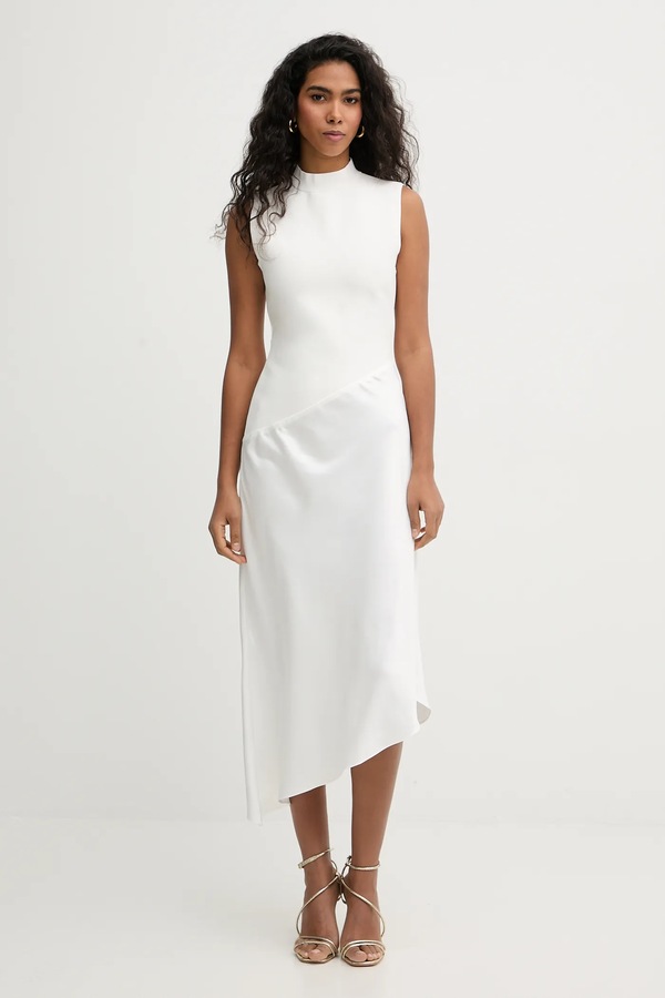 Сукня Herve Leger Esme колір бежевий