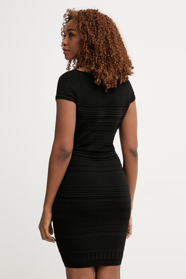Платье Guess bodycon MICHELLE цвет черный фото 2