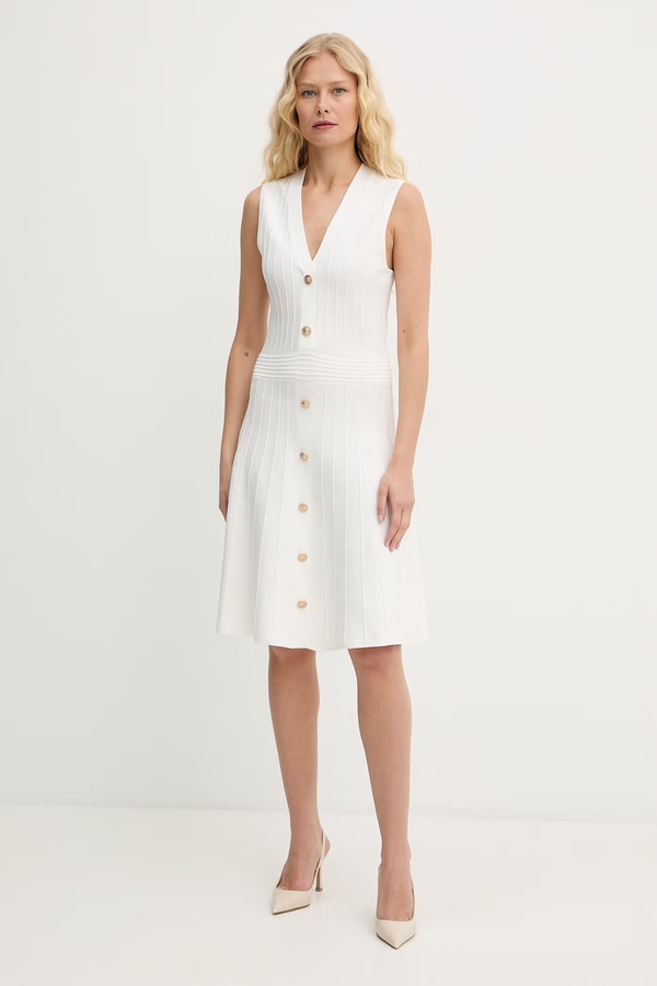 Сукня Guess AMBER колір бежевий