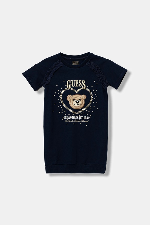 Дитяча сукня Guess колір синій