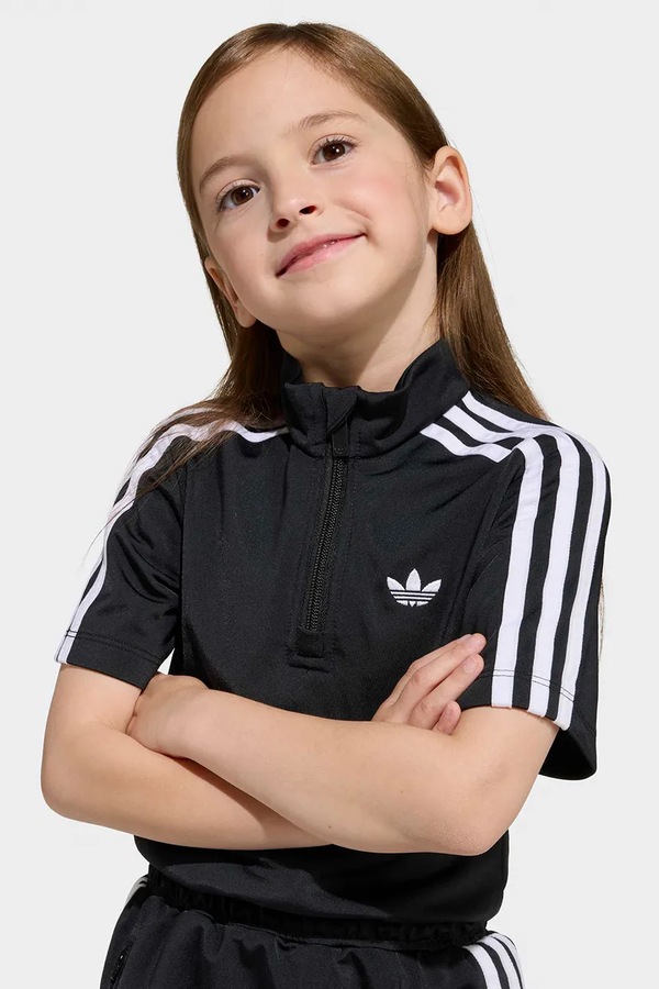 Дитяча сукня adidas Originals колір чорний фото 3
