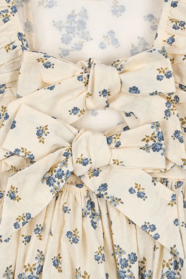 Дитяча бавовняна сукня Konges Sløjd CIANNA DRESS GOTS колір бежевий фото 3