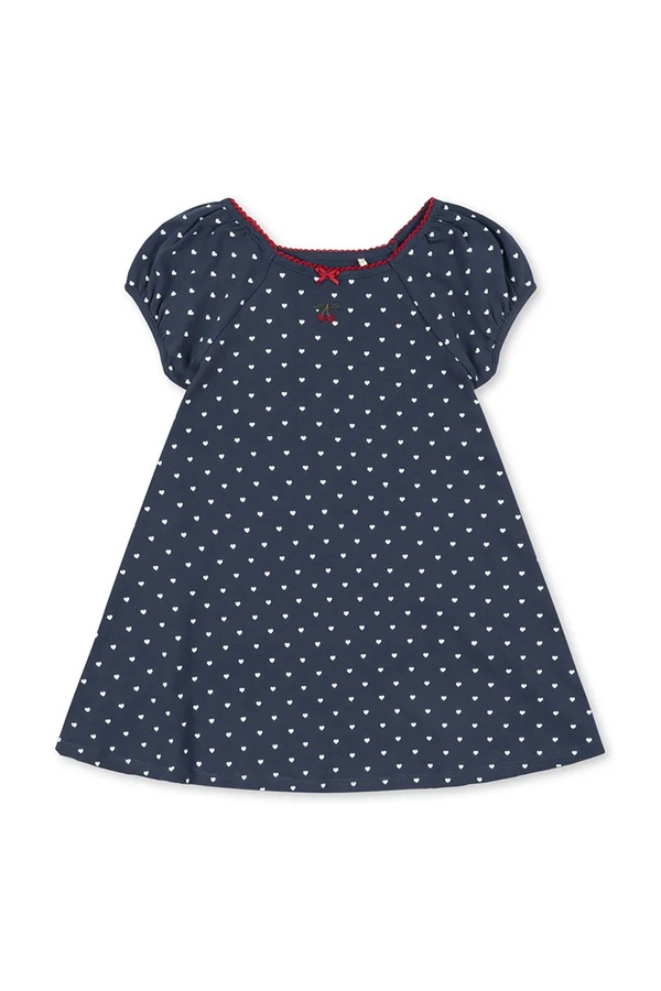Дитяча бавовняна сукня Konges Sløjd CLASSIC SS DRESS GOTS колір синій