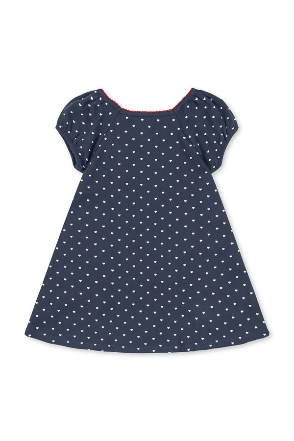 Детская хлопковая платье Konges Sløjd CLASSIC SS DRESS GOTS цвет синий