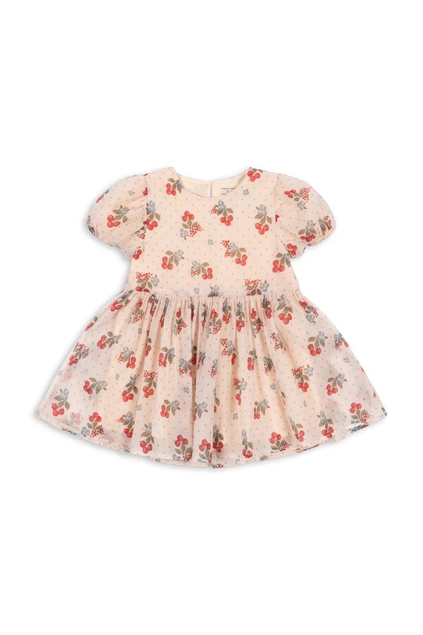 Сукня Konges Sløjd babydoll ZIA DRESS колір бежевий