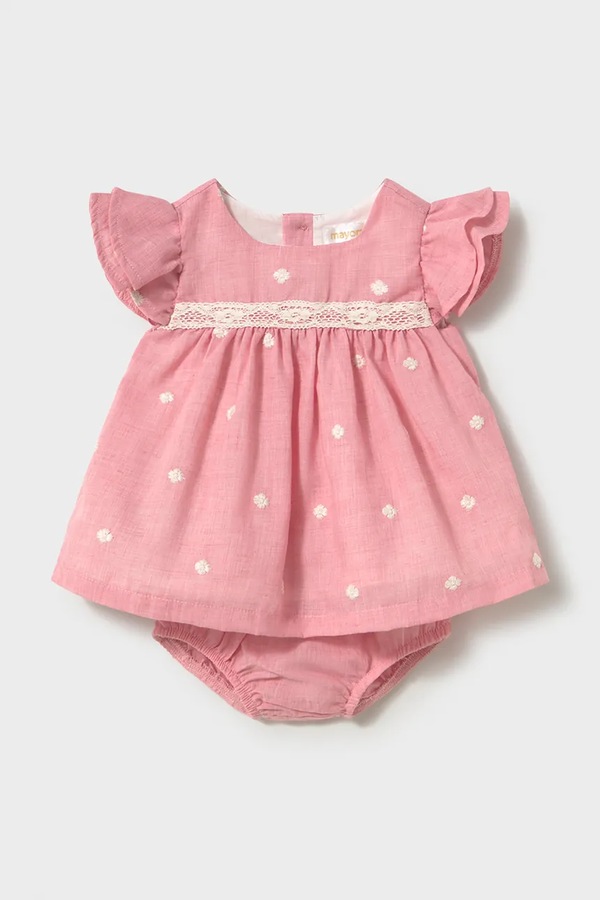 Сукня Mayoral Newborn колір рожевий