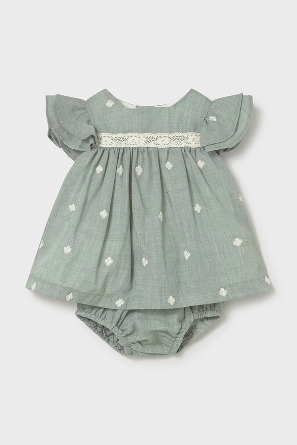 Сукня Mayoral Newborn колір зелений