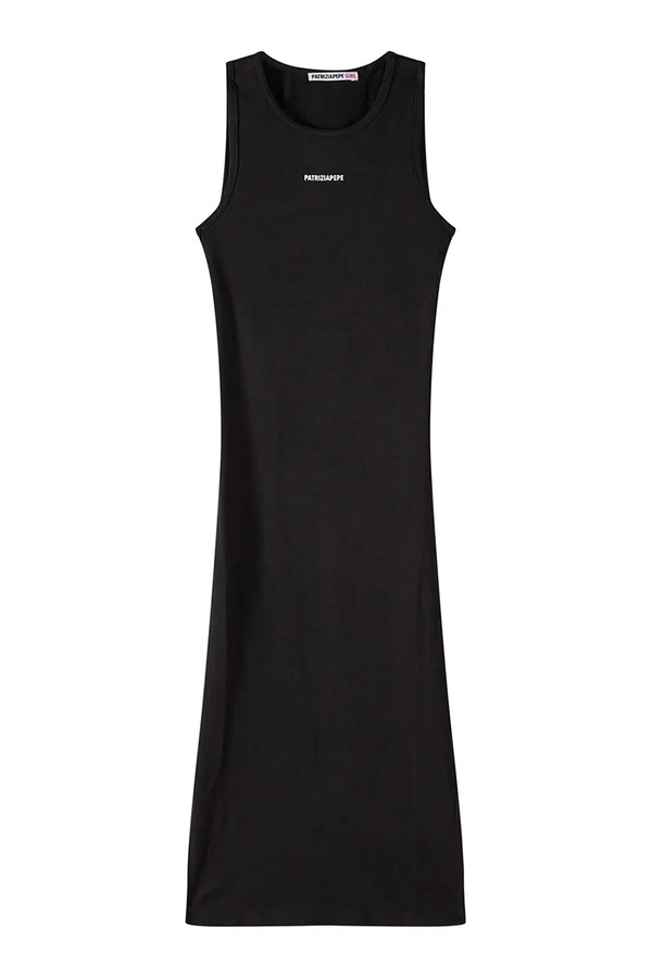 Сукня bodycon бавовняна Patrizia Pepe J331 колір чорний фото 2