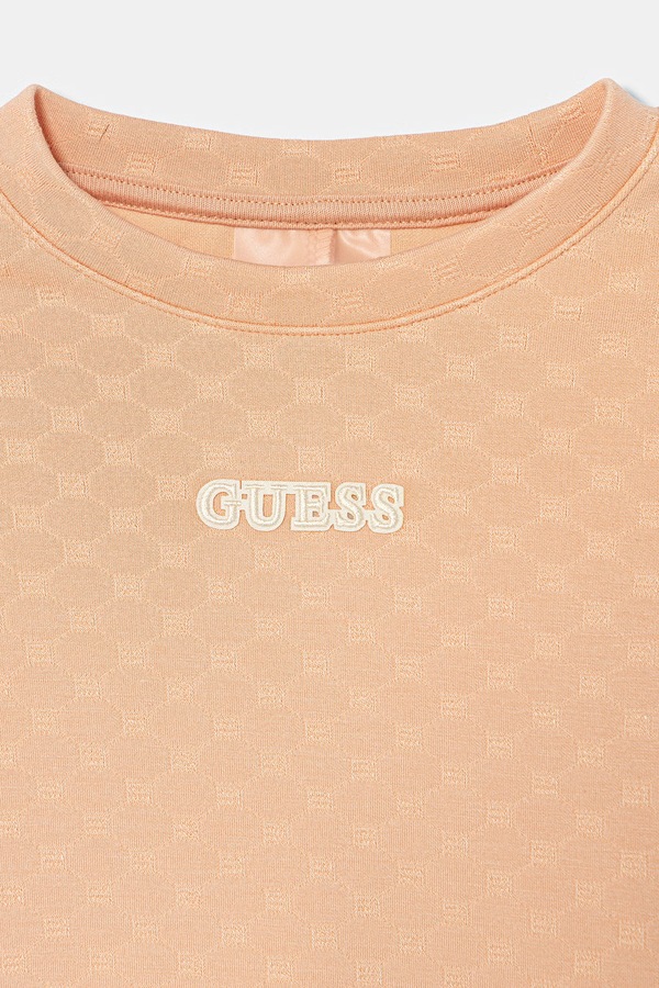 Платье с вискозой Guess цвет оранжевый фото 2