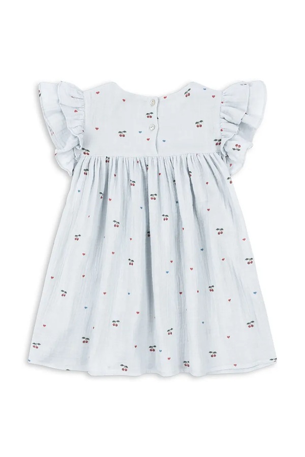 Платье хлопковая Konges Sløjd COCO DRESS GOTS цвет голубой фото 2