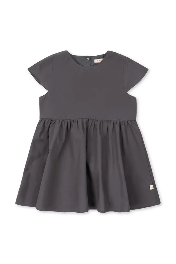 Сукня бавовняна Konges Sløjd HEARLY DRESS GOTS колір сірий