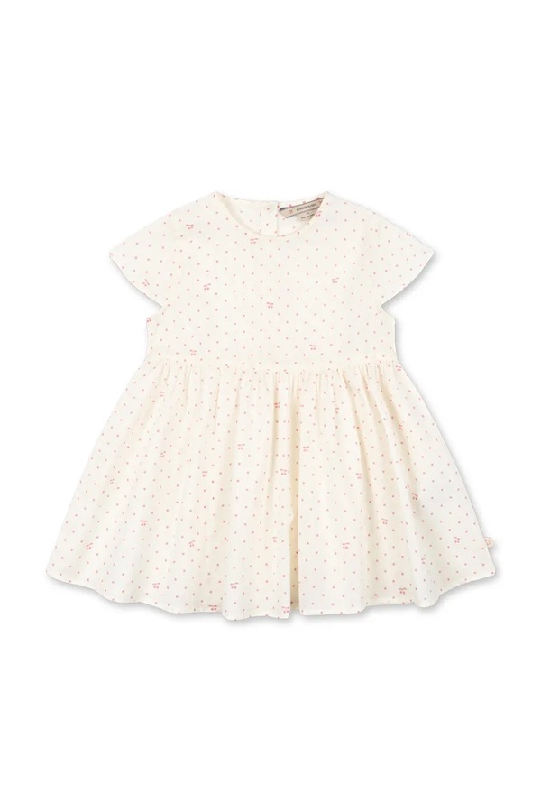 Сукня бавовняна Konges Sløjd PACEY DRESS GOTS колір бежевий