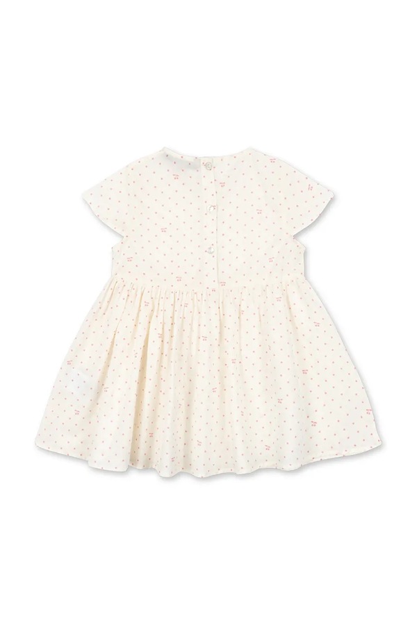 Платье хлопковая Konges Sløjd PACEY DRESS GOTS цвет бежевый