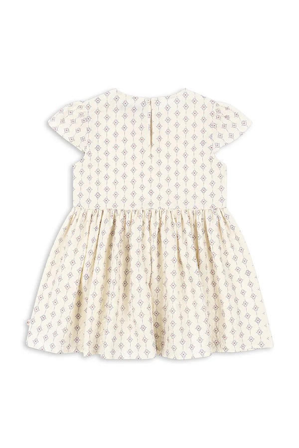 Летняя платье с хлопком Konges Sløjd AVA DRESS GOTS цвет белый фото 2