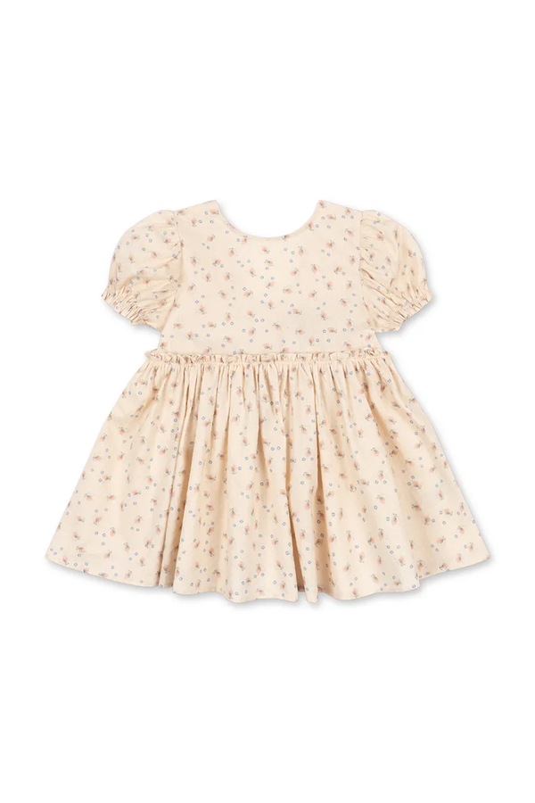 Сукня Konges Sløjd EVIA BOW DRESS GOTS колір бежевий фото 2